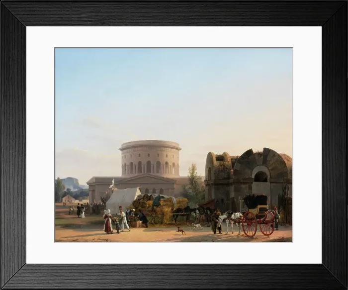 Framed Print : At Barrière de la Villette, Paris, 1823. Creator: Xavier Leprince Framed Print : At Barrière de la Villette, Paris, 1823. Creator: Xavier Leprince
