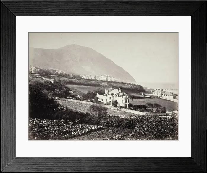 Framed Print : Conway Castle From The Road (689), Printed 1860 circa. Creator: Francis Bedford