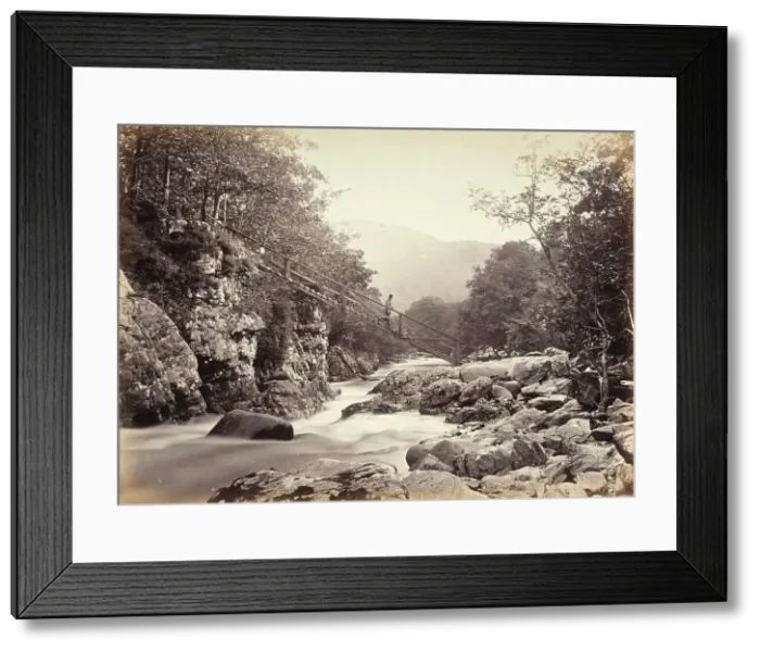 Framed Print : Bettws-Y-Coed, The Miner's Bridge (693), Printed 1860 circa. Creator: Francis Bedford Framed Print : Bettws-Y-Coed, The Miner's Bridge (693), Printed 1860 circa. Creator: Francis Bedford
