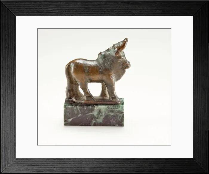 Framed Print : Zebu, A.D. 1st-2nd century. Creator: Unknown Framed Print : Zebu, A.D. 1st-2nd century. Creator: Unknown