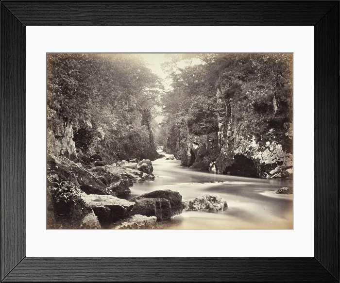 Framed Print : Bettws-Y-Coed, The Fair Glen (698), Printed 1860 circa. Creator: Francis Bedford Framed Print : Bettws-Y-Coed, The Fair Glen (698), Printed 1860 circa. Creator: Francis Bedford