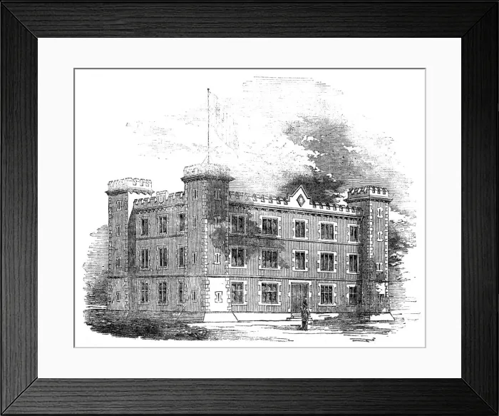 Framed Print : The Lancashire Militia New Depot, at Preston, 1857. Creator: Unknown Framed Print : The Lancashire Militia New Depot, at Preston, 1857. Creator: Unknown