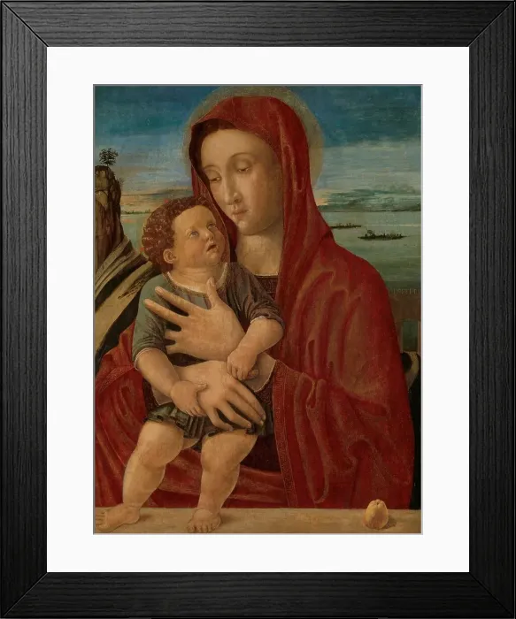 Framed Print : Madonna and Child, 1465-1470. Creator: Circle of Giovanni Bellini Framed Print : Madonna and Child, 1465-1470. Creator: Circle of Giovanni Bellini