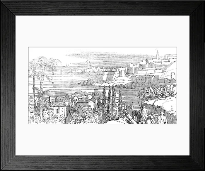 Framed Print : Algiers, 1857. Creator: Unknown Framed Print : Algiers, 1857. Creator: Unknown