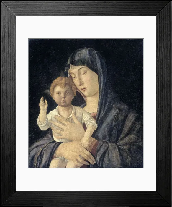 Framed Print : Madonna and Child, 1470-1480. Creator: Giovanni Bellini Framed Print : Madonna and Child, 1470-1480. Creator: Giovanni Bellini