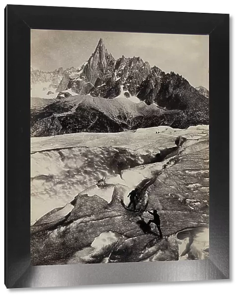 Chamonix, Mer de Glace d'Aiguille du Dru, c.1860s. Creator: Francis Frith