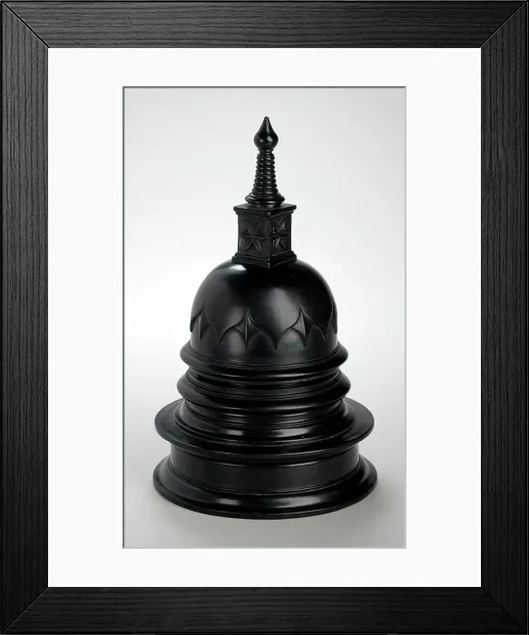 Framed Print : Stupa, 19th century. Creator: Unknown Framed Print : Stupa, 19th century. Creator: Unknown