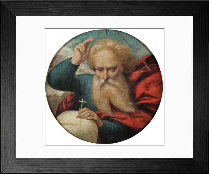 Framed Print : God Blessing the Earth. Creator: Benvenuto Tisi da Garofalo Framed Print : God Blessing the Earth. Creator: Benvenuto Tisi da Garofalo