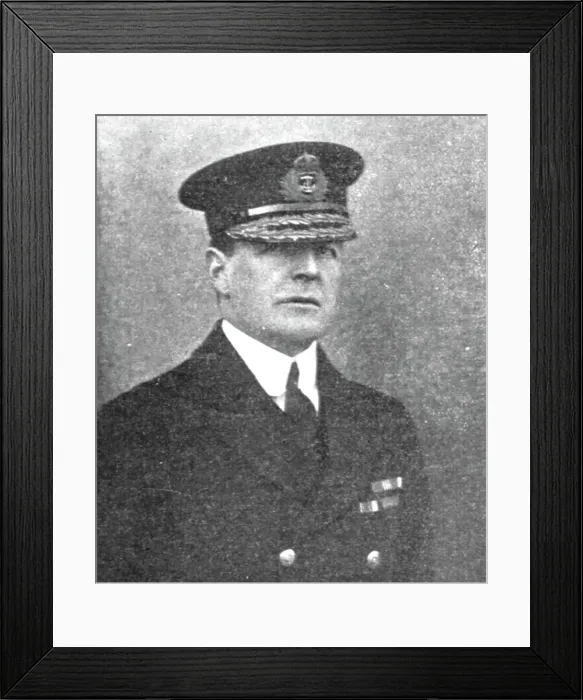 Framed Print : Le vice-amiral sir David Beatty, commandant l'escadre des croiseurs de bataille britann... 1916. Creator: Unknown Framed Print : Le vice-amiral sir David Beatty, commandant l'escadre des croiseurs de bataille britann... 1916. Creator: Unknown