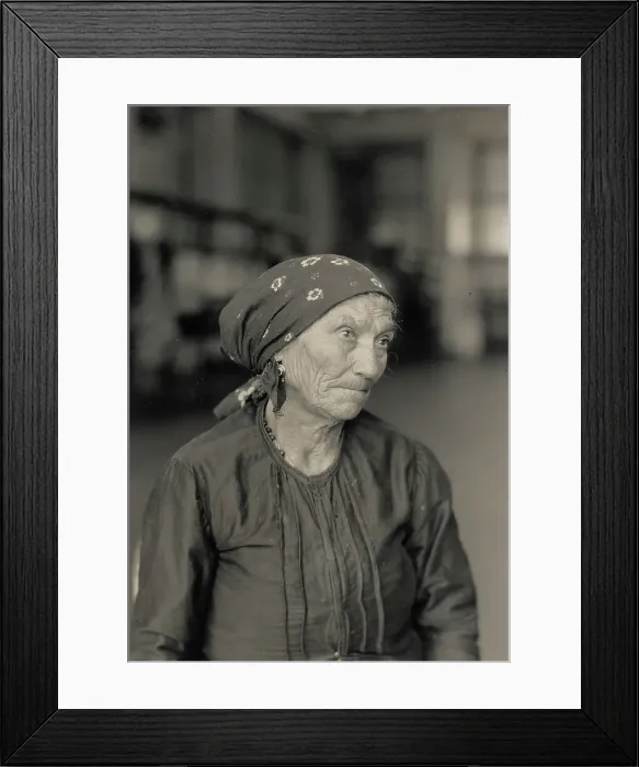 Framed Print : Italian at Ellis Island. Creator: Lewis Wickes Hine Framed Print : Italian at Ellis Island. Creator: Lewis Wickes Hine