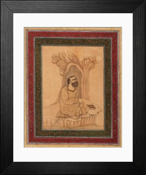 Framed Print : Franciscan Monk, 18th century. Creator: Unknown Framed Print : Franciscan Monk, 18th century. Creator: Unknown