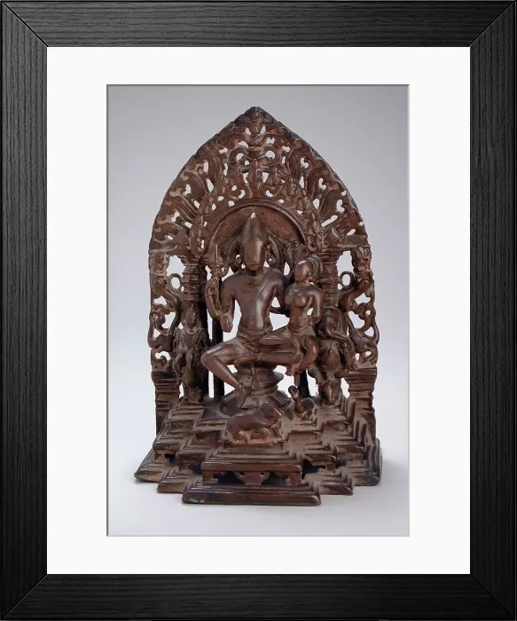Framed Print : Shiva's Family, c.1100. Creator: Unknown Framed Print : Shiva's Family, c.1100. Creator: Unknown