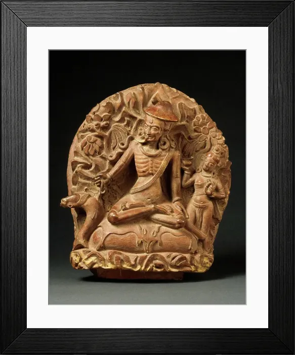 Framed Print : The Mahasiddha (Great Adept) Luyipa, early 17th century. Creator: Unknown Framed Print : The Mahasiddha (Great Adept) Luyipa, early 17th century. Creator: Unknown