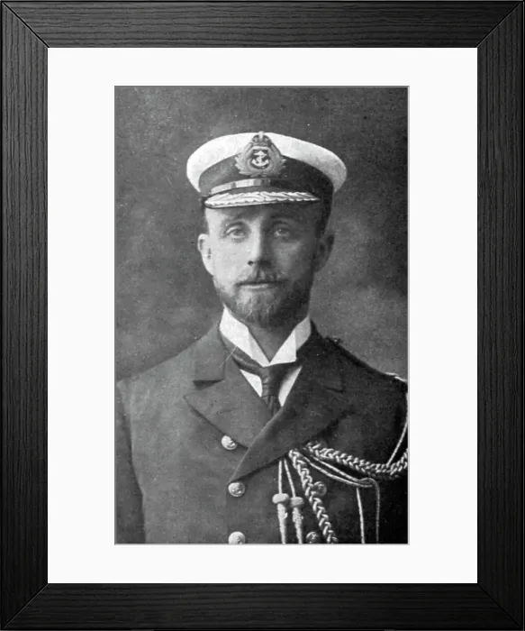 Framed Print : Au fort de la bataille Jutland ; Le contre-amiral sir Robert Keith Arbuthnot, qui perit... 1916. Creator: Unknown Framed Print : Au fort de la bataille Jutland ; Le contre-amiral sir Robert Keith Arbuthnot, qui perit... 1916. Creator: Unknown