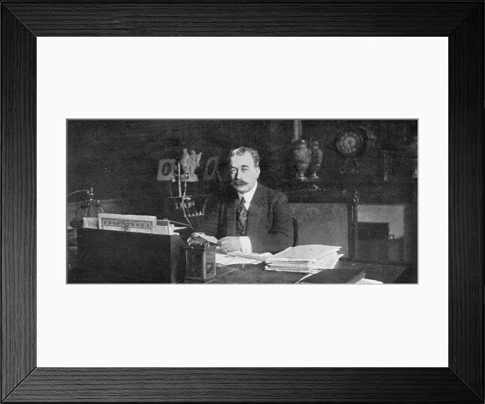 Framed Print : A la conference economique des allies; M. Clementel, ministre du Commerce... 1916. Creator: Jean Clair-Guyot Framed Print : A la conference economique des allies; M. Clementel, ministre du Commerce... 1916. Creator: Jean Clair-Guyot
