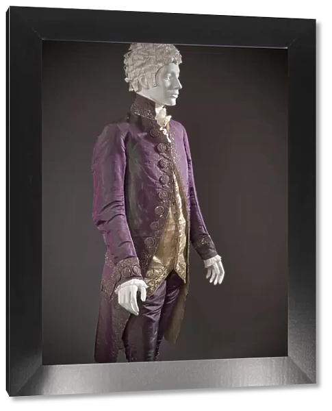 Man's suit, Europe, c.1790, altered c.1805. Creator: Unknown
