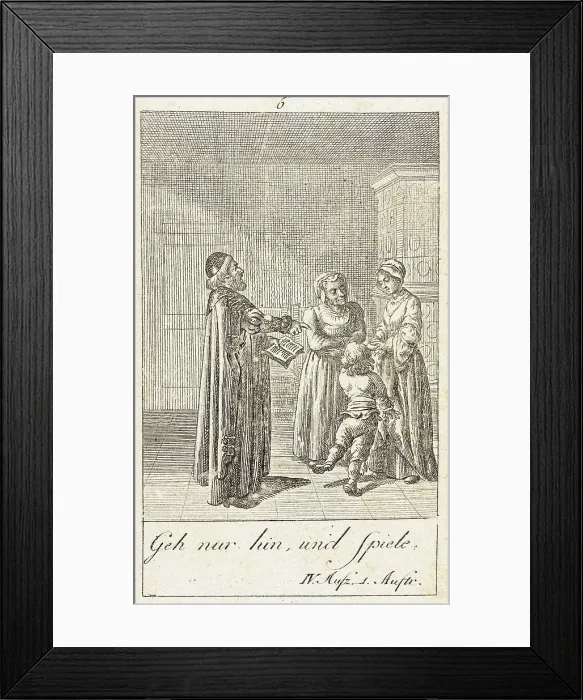 Framed Print : Plate 6 for Shakespeare's Macbeth, 1784. Creator: Daniel Nikolaus Chodowiecki Framed Print : Plate 6 for Shakespeare's Macbeth, 1784. Creator: Daniel Nikolaus Chodowiecki