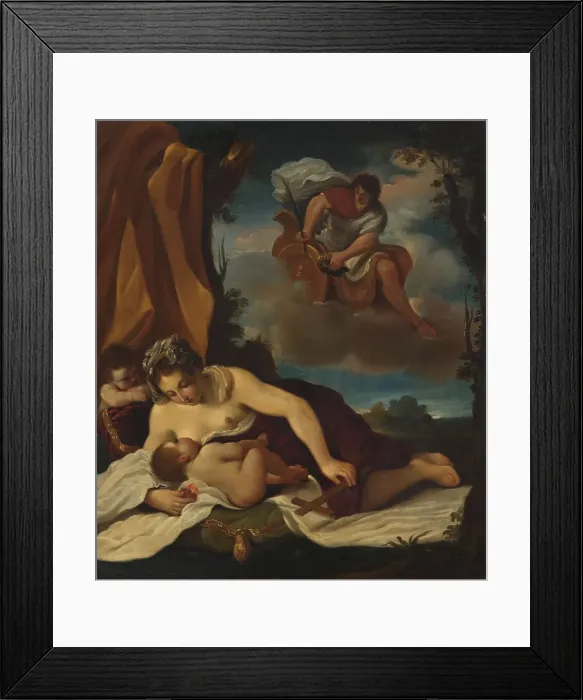 Framed Print : Caritas, 1610-1716. Creator: Unknown Framed Print : Caritas, 1610-1716. Creator: Unknown