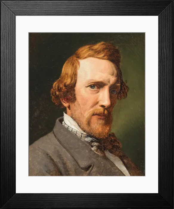 Framed Print : Self-portrait, 1817. Creator: Wegener, Gustav Theodor (1817-1877) Framed Print : Self-portrait, 1817. Creator: Wegener, Gustav Theodor (1817-1877)