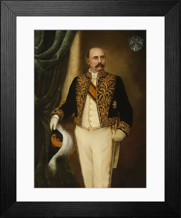 Framed Print : Johannes Benedictus van Heutsz, Governor-General, 1909. Creator: Hannké Framed Print : Johannes Benedictus van Heutsz, Governor-General, 1909. Creator: Hannké