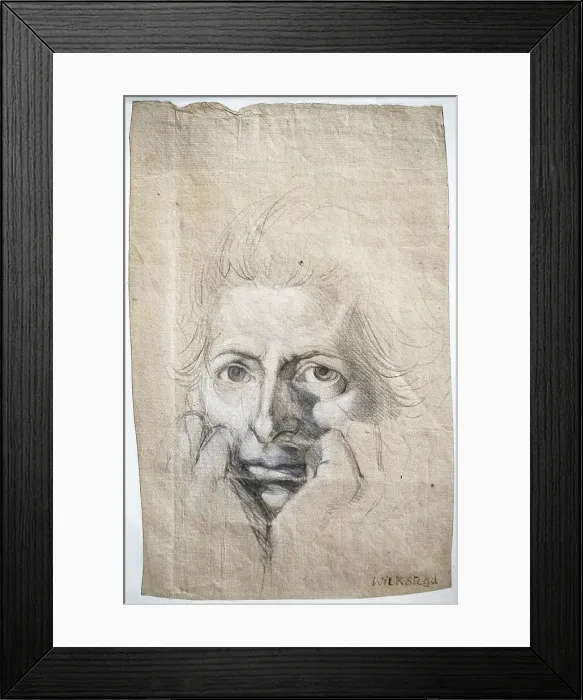 Framed Print : Self-portrait, ca 1780-1790. Creator: Füssli (Fuseli), Johann Heinrich (1741-1825) Framed Print : Self-portrait, ca 1780-1790. Creator: Füssli (Fuseli), Johann Heinrich (1741-1825)