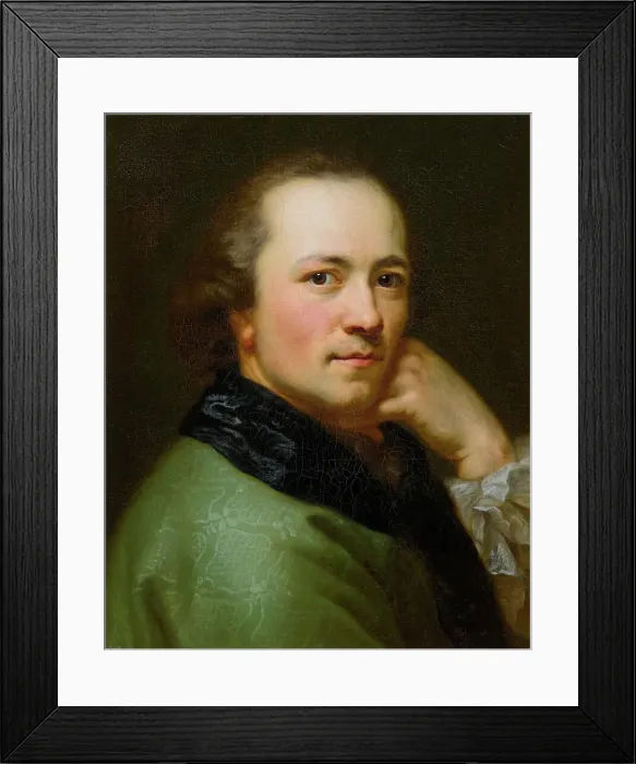 Framed Print : Self-portrait. Creator: Graff, Anton (1736-1813) Framed Print : Self-portrait. Creator: Graff, Anton (1736-1813)