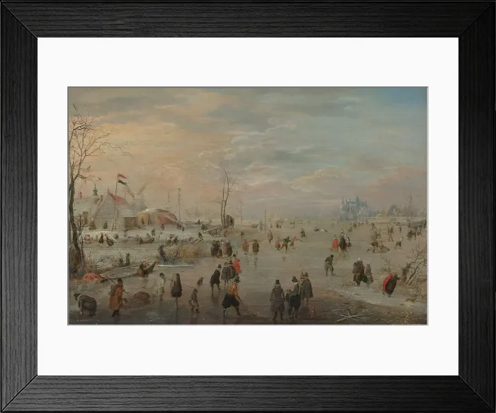 Framed Print : Enjoying the Ice, c.1615-c.1620. Creator: Hendrick Avercamp Framed Print : Enjoying the Ice, c.1615-c.1620. Creator: Hendrick Avercamp