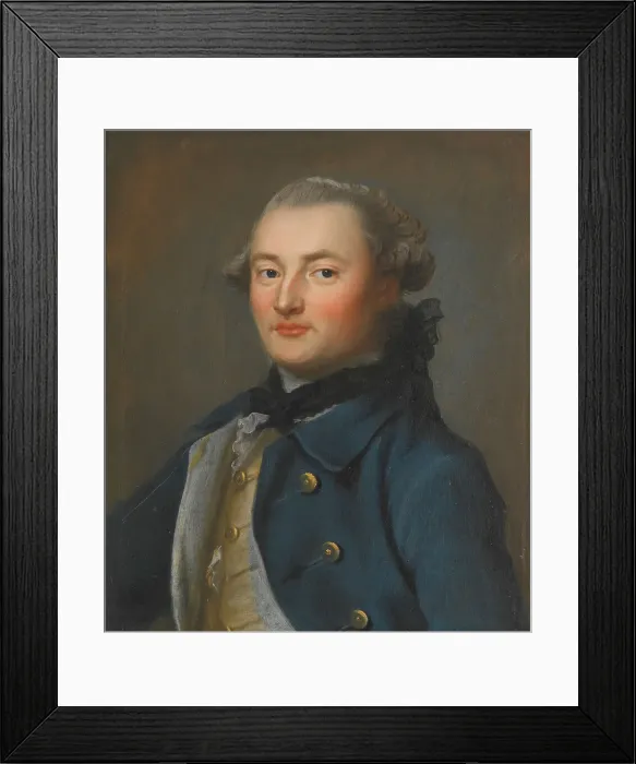 Framed Print : Georg Magnus Sprengtporten, 1740-1819, late 18th century. Creator: Carl Fredrich Brander Framed Print : Georg Magnus Sprengtporten, 1740-1819, late 18th century. Creator: Carl Fredrich Brander
