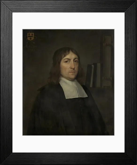 Framed Print : Portrait of Barend Hakvoort (1652-1735), 1686. Creator: Hendrick ten Oever Framed Print : Portrait of Barend Hakvoort (1652-1735), 1686. Creator: Hendrick ten Oever