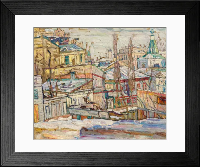 Framed Print : Snow, Kiev, c.1915. Creator: Manievich (Manevich), Abraham (Abram) (1883-1942) Framed Print : Snow, Kiev, c.1915. Creator: Manievich (Manevich), Abraham (Abram) (1883-1942)