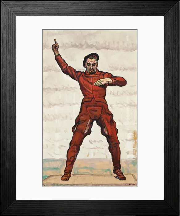 Framed Print : Speaker. For Unanimity (The oath), 1913. Creator: Hodler, Ferdinand (1853-1918) Framed Print : Speaker. For Unanimity (The oath), 1913. Creator: Hodler, Ferdinand (1853-1918)