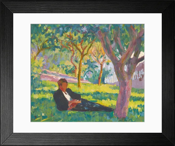 Framed Print : Spring Afternoon, 1923-1924. Creator: Giacometti, Giovanni (1868-1933) Framed Print : Spring Afternoon, 1923-1924. Creator: Giacometti, Giovanni (1868-1933)