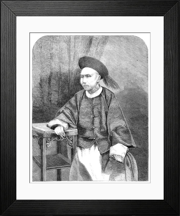 Framed Print : Leaon, the Governor-General of Kwang-Tung and Kwang-Si, China, 1860. Creator: Unknown Framed Print : Leaon, the Governor-General of Kwang-Tung and Kwang-Si, China, 1860. Creator: Unknown