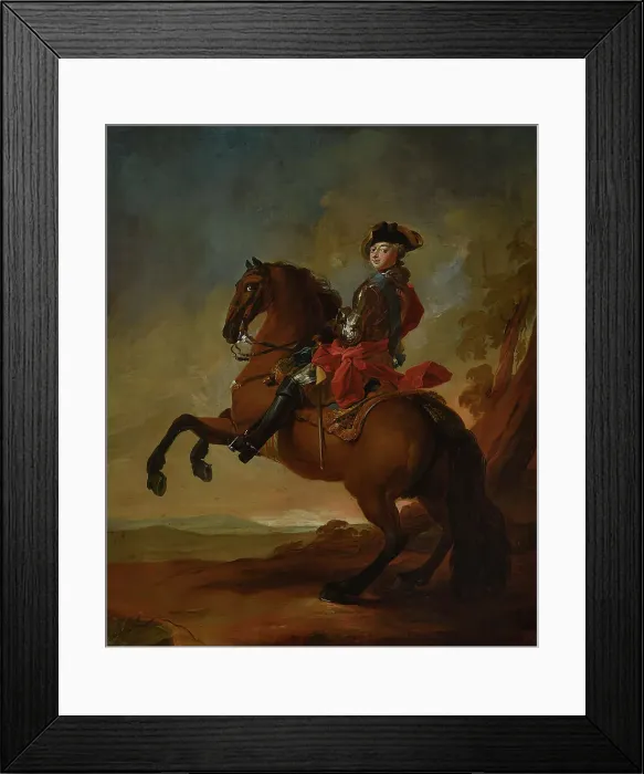 Framed Print : Frederik V, 1723-1766, King of Denmark and Norway, 18th century. Creator: Carl Gustaf Pilo Framed Print : Frederik V, 1723-1766, King of Denmark and Norway, 18th century. Creator: Carl Gustaf Pilo