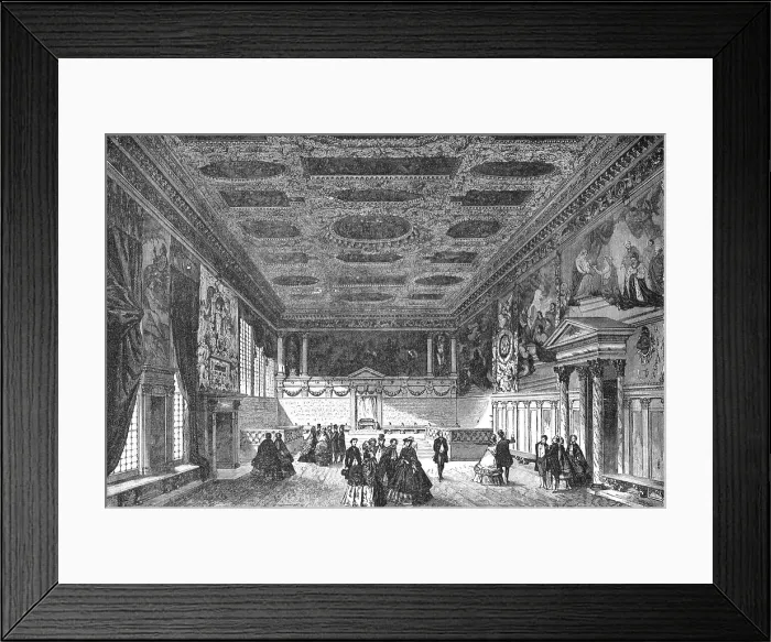 Framed Print : Ducal Palace, Venice; Venice and its Architecture, 1875. Creator: Unknown Framed Print : Ducal Palace, Venice; Venice and its Architecture, 1875. Creator: Unknown