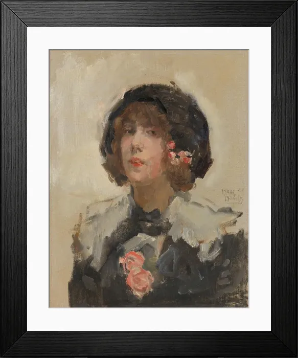 Framed Print : Portrait of a Woman, 1900-1922. Creator: Isaac Lazerus Israels Framed Print : Portrait of a Woman, 1900-1922. Creator: Isaac Lazerus Israels