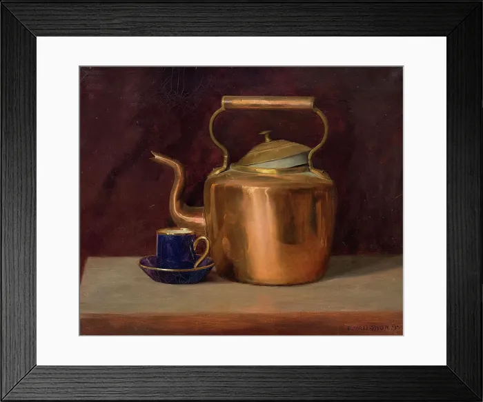 Framed Print : Tea Kettle, 1895. Creator: Vallotton, Felix Edouard (1865-1925) Framed Print : Tea Kettle, 1895. Creator: Vallotton, Felix Edouard (1865-1925)