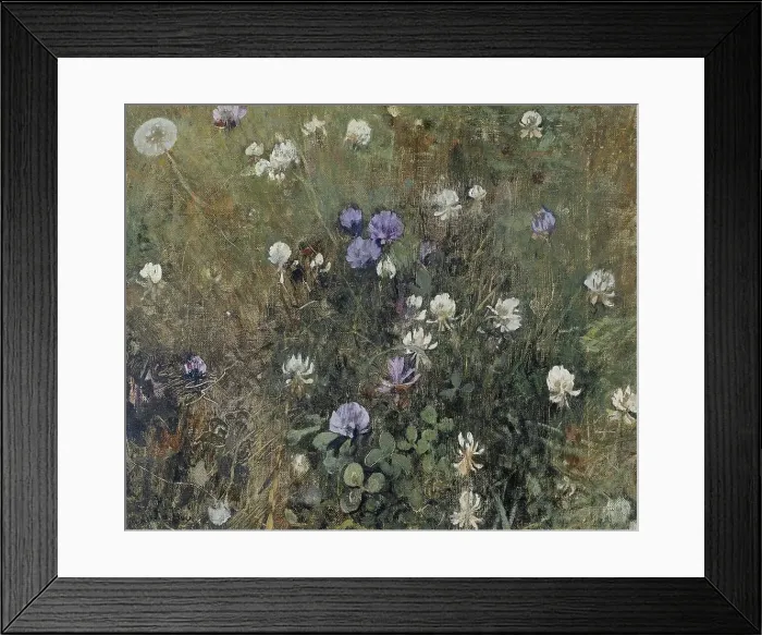 Framed Print : Blooming Clover, c.1897. Creator: Jac van Looij Framed Print : Blooming Clover, c.1897. Creator: Jac van Looij