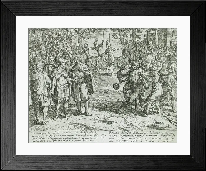 Framed Print : The Romans Paying Off Dutch Old Men for the Services of Young Ones, Publshed 1612. Creator: Antonio Tempesta Framed Print : The Romans Paying Off Dutch Old Men for the Services of Young Ones, Publshed 1612. Creator: Antonio Tempesta