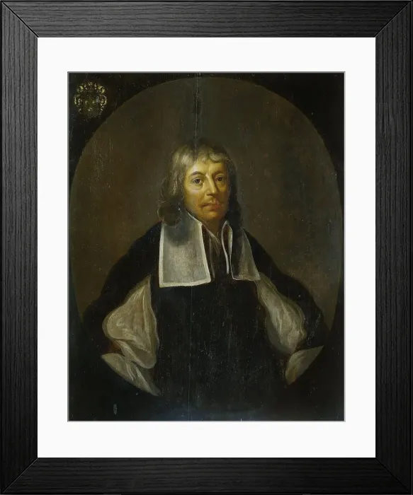 Framed Print : Portrait of Joan Maetsuyker, Governor-General of the Dutch East Indies, 1663-1676. Creator: Jacob Jansz. Coeman Framed Print : Portrait of Joan Maetsuyker, Governor-General of the Dutch East Indies, 1663-1676. Creator: Jacob Jansz. Coeman