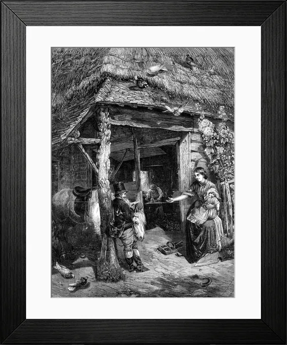 Framed Print : The Village Smithy, by Lewis, in the Crystal Palace Picture Gallery, 1860. Creator: Morgan. The Village Smithy, by Lewis, in the Crystal Palace Picture Gallery, 1860. Creator: Morgan Framed Print : The Village Smithy, by Lewis, in the Crystal Palace Picture Gallery, 1860. Creator: Morgan. The Village Smithy, by Lewis, in the Crystal Palace Picture Gallery, 1860. Creator: Morgan