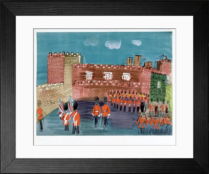 Framed Print : Changing of the Guard, 20th century. Artist: Raoul Dufy Framed Print : Changing of the Guard, 20th century. Artist: Raoul Dufy