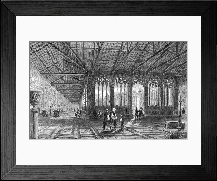 Framed Print : The Campo Santo, or Cemetery, Pisa, 1860. Creator: Macquaid Framed Print : The Campo Santo, or Cemetery, Pisa, 1860. Creator: Macquaid