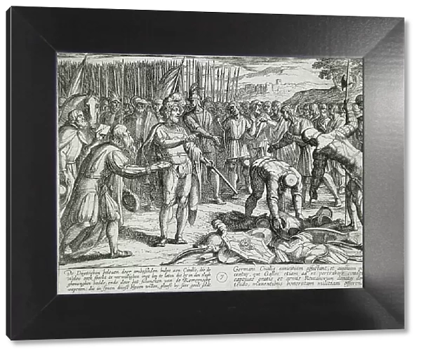 German Envoys Visit Civilis, Publshed 1612. Creator: Antonio Tempesta