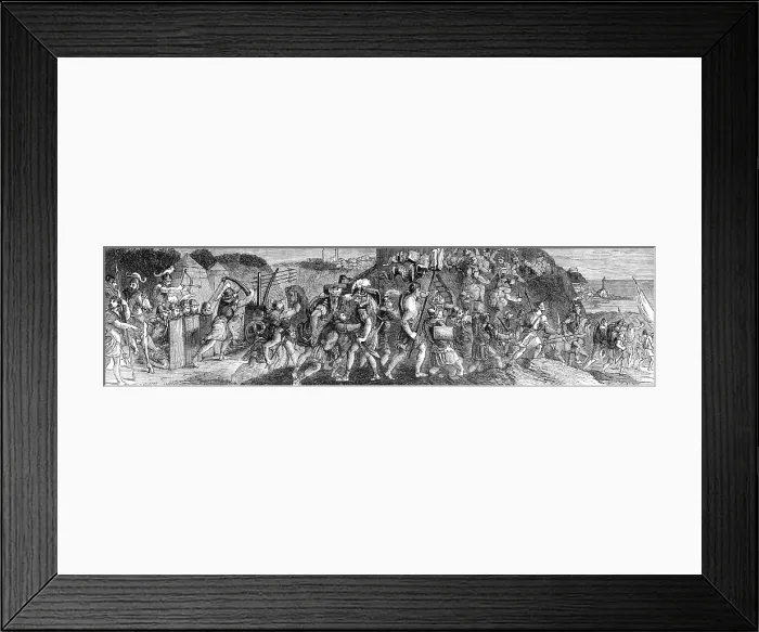 Framed Print : The Beaucousin Collection at the National Gallery - The Capture of Carthagena'... 1860. Creator: Unknown. The Beaucousin Collection at the National Gallery - The Capture of Carthagena'... 1860. Creator: Unknown Framed Print : The Beaucousin Collection at the National Gallery - The Capture of Carthagena'... 1860. Creator: Unknown. The Beaucousin Collection at the National Gallery - The Capture of Carthagena'... 1860. Creator: Unknown