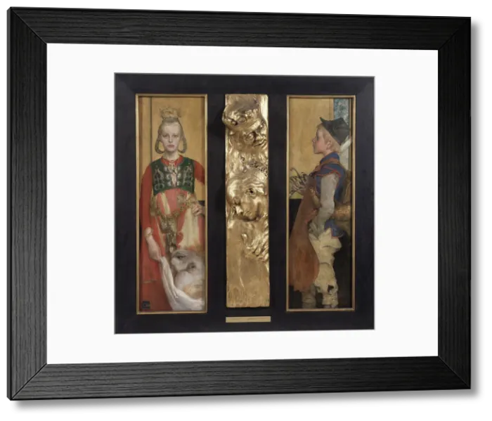 Framed Print : A Swedish Fairy Tale, 1897. Creator: Carl Larsson Framed Print : A Swedish Fairy Tale, 1897. Creator: Carl Larsson
