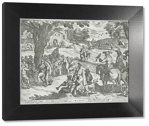 May: A Hunt, published 1599. Creator: Antonio Tempesta
