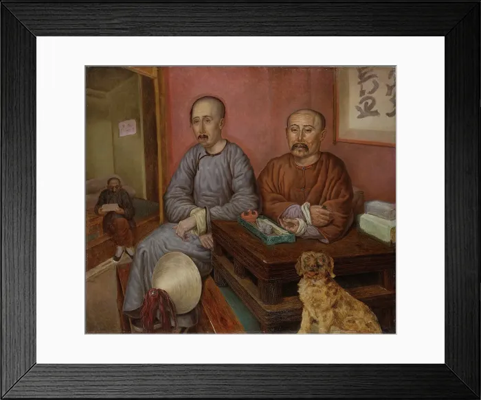 Framed Print : Chinese Merchants. Creator: Carl Peter Mazer Framed Print : Chinese Merchants. Creator: Carl Peter Mazer