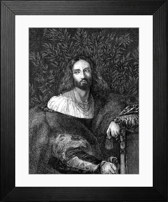 Framed Print : The Beaucousin Collection at the National Gallery - Ariosto by Titian, 1860. Creator: Unknown. The Beaucousin Collection at the National Gallery - Ariosto by Titian, 1860. Creator: Unknown Framed Print : The Beaucousin Collection at the National Gallery - Ariosto by Titian, 1860. Creator: Unknown. The Beaucousin Collection at the National Gallery - Ariosto by Titian, 1860. Creator: Unknown