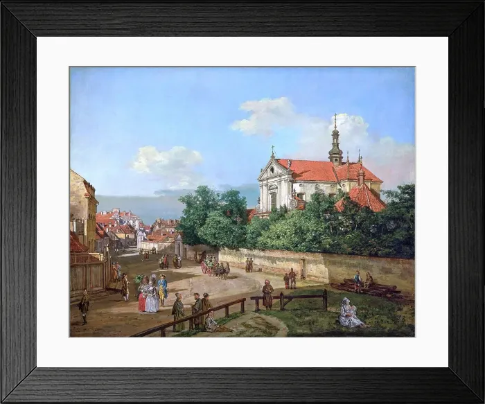 Framed Print : The Church of the Reformed Franciscans, 1779. Creator: Bellotto, Bernardo (1720-1780) Framed Print : The Church of the Reformed Franciscans, 1779. Creator: Bellotto, Bernardo (1720-1780)